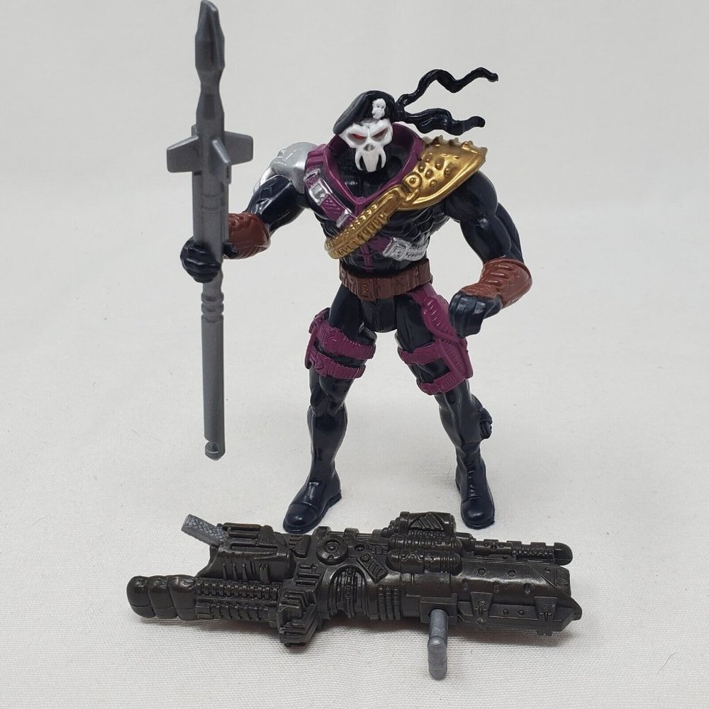 Vintage 1996 GI Joe Extreme Iron Klaw Action Figure Toy Missile Launcher 5"